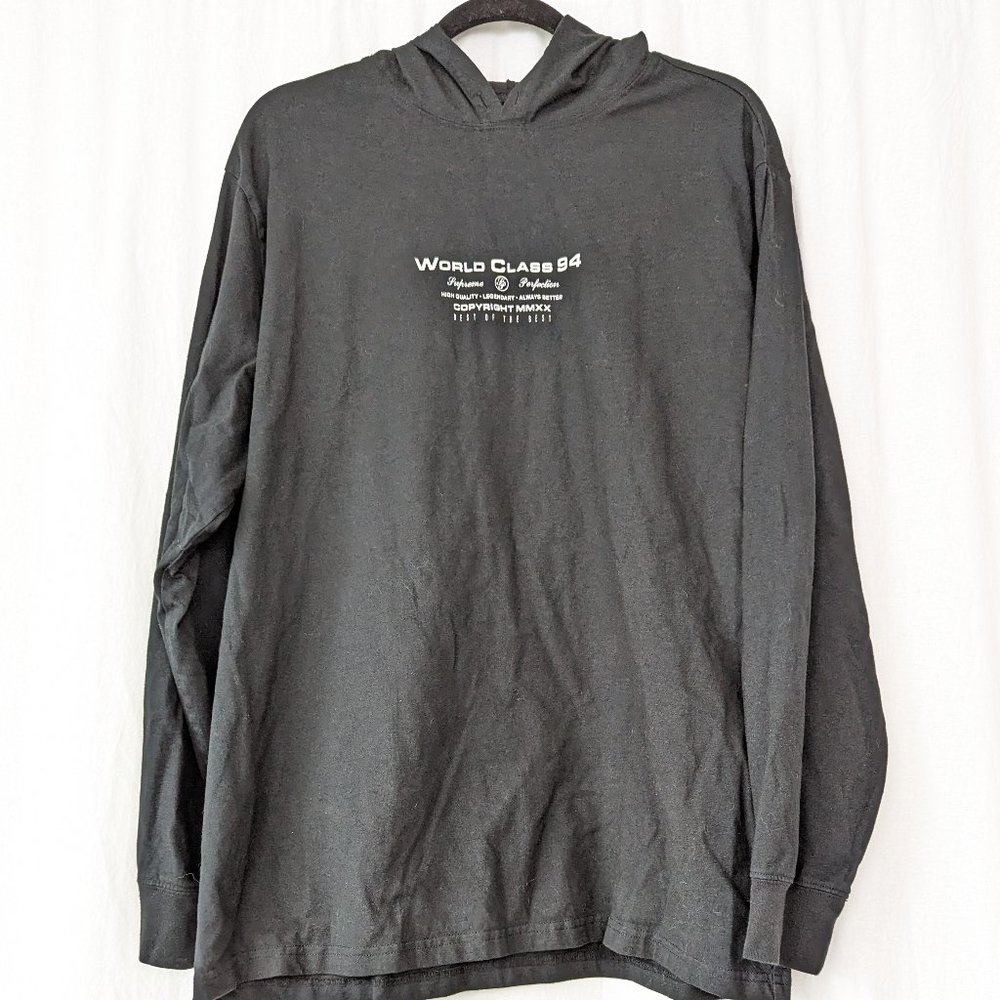 Supreme Black Hoodie Sweater Size Large